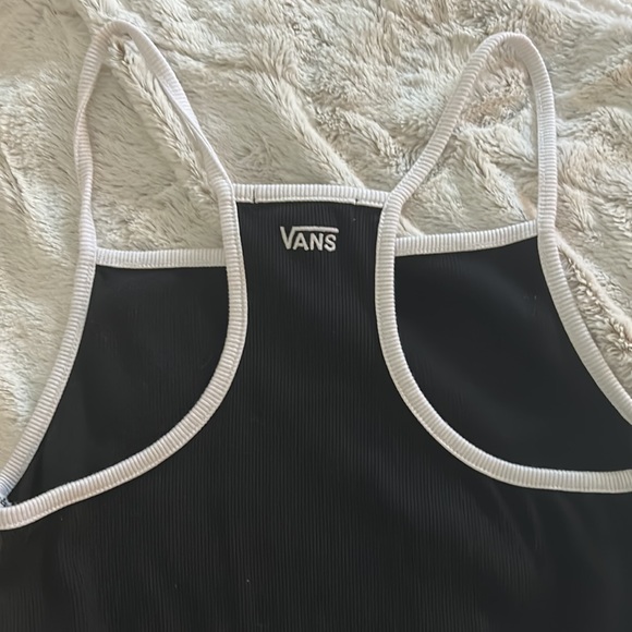 Vans black with white stripe dress - Picture 2 of 3